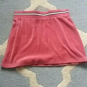 🗽 Express Velvet varsity Mini skirt